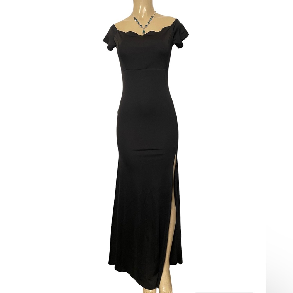 Long cocktail dress
